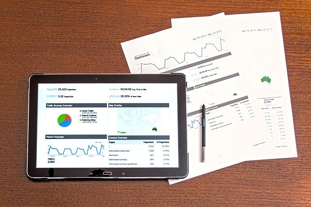 Reports on a website’s performance on both a tablet and papers