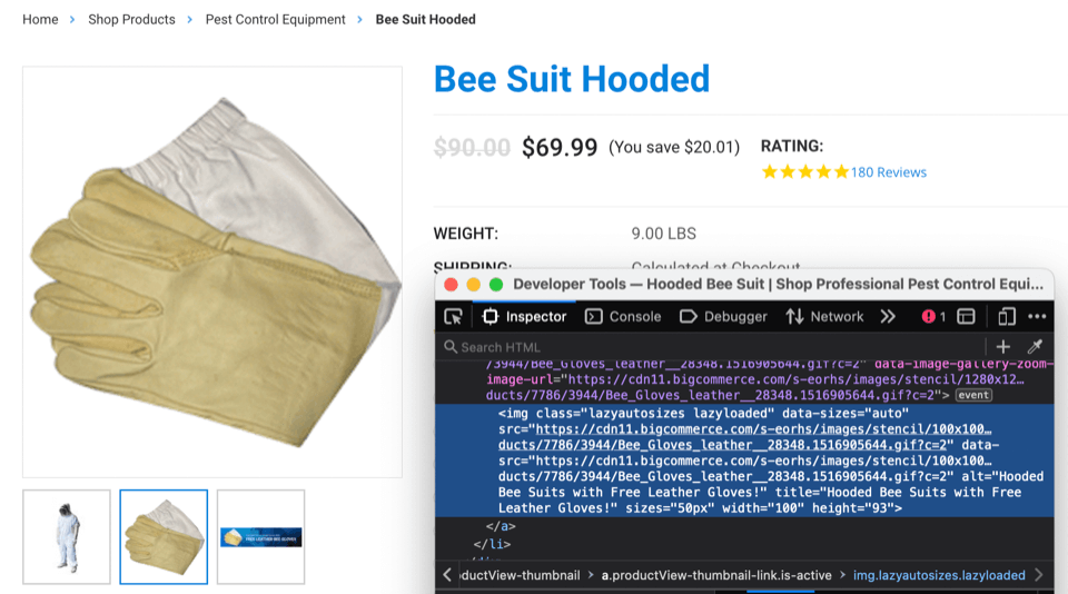 Alt text for an image of a hooded bee suit