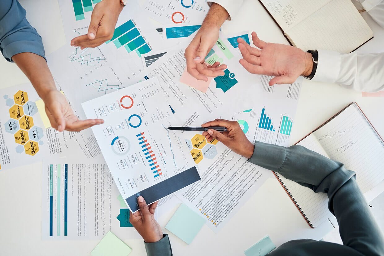 team of people auditing site performance